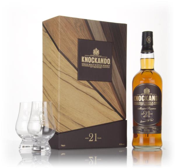 Knockando 21 Year Old 1994 Master Reserve Gift Set with 2x Glasses Single Malt Whisky