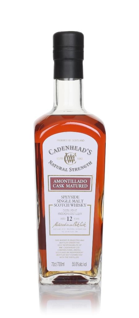 Knockdhu 12 Year Old 2013 - Cadenhead's Natural Strength Single Malt Whisky