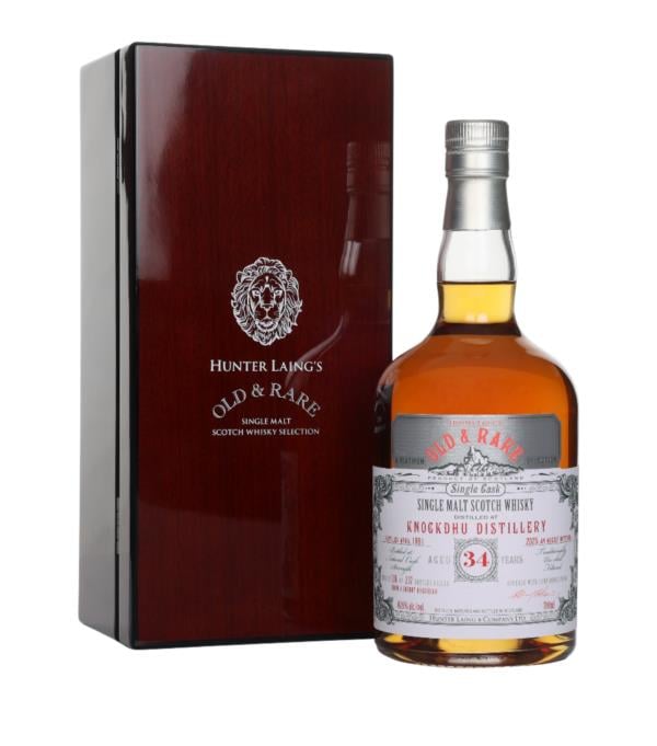 Knockdhu 34 Year Old 1991 - Old & Rare Platinum (Hunter Laing) Single Malt Whisky