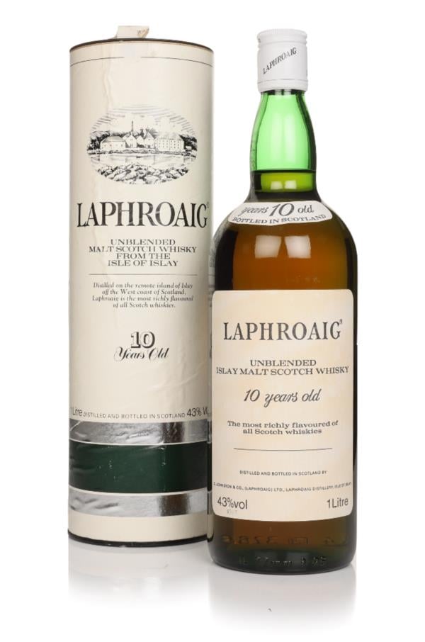 Laphroaig 10 Year Old - 1980s (1L) Single Malt Whisky