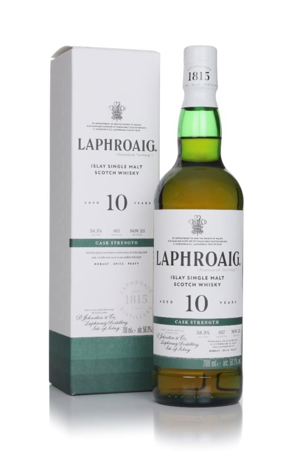 Laphroaig 10 Year Old Cask Strength - Batch 017 Single Malt Whisky Laphroaig 10 Year Old Cask Strength - Batch 017 Single Malt Whisky