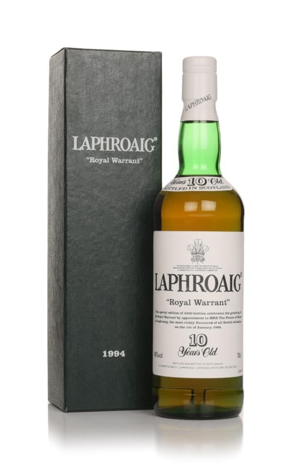 Laphroaig 10 Year Old - Royal Warrant 1994 Single Malt Whisky