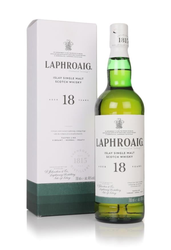Laphroaig 18 Year Old (No Box / Torn Label) Single Malt Whisky
