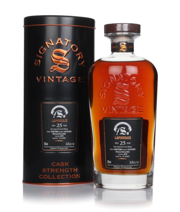 Laphroaig 25 Year Old 2000 (cask 4078) - Cask Strength Collection (Sig Single Malt Whisky