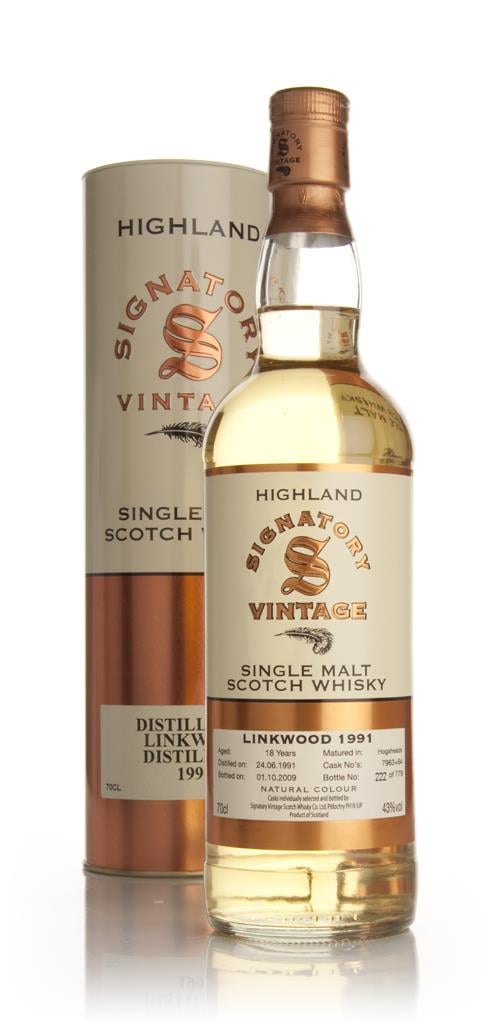 Linkwood 18 Year Old 1991 (Signatory) Single Malt Whisky