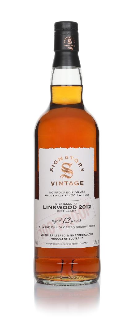 Linkwood 12 Year Old 2012 - 100 Proof Edition #68 (Signatory) Single Malt Whisky