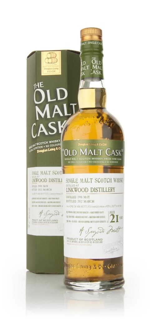 Linkwood 21 Year Old 1990 - Old Malt Cask (Douglas Laing) Single Malt Whisky