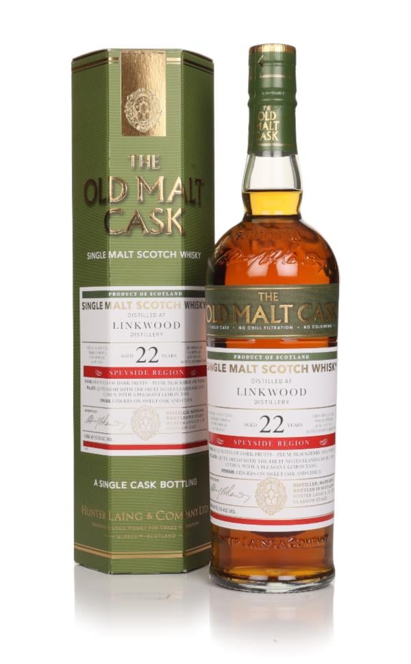 Linkwood 22 Year Old 2002 (cask 21387) - Old Malt Cask (Hunter Laing) Single Malt Whisky