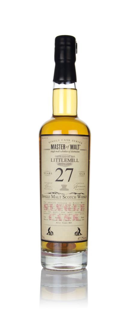 Littlemill 27 Year Old 1991 - Single Cask (Master of Malt) 47.2% Single Malt Whisky