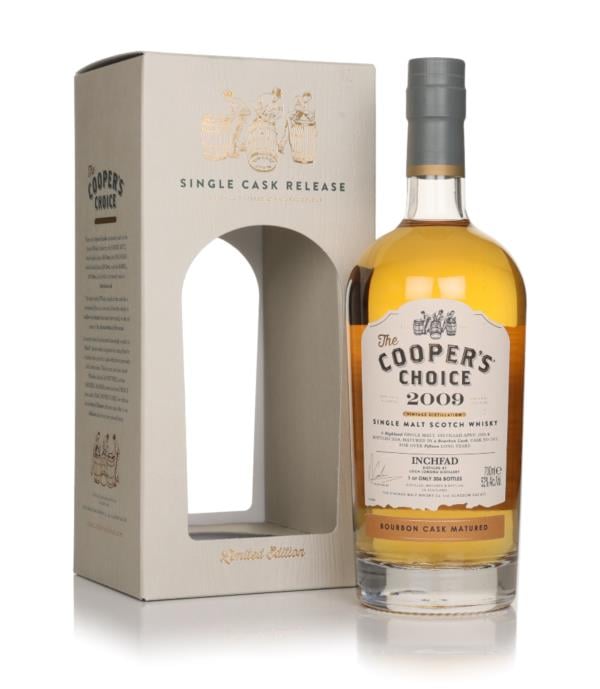 Inchfad 15 Year Old 2009 (cask 1012) - The Coopers Choice (The Vintag Single Malt Whisky