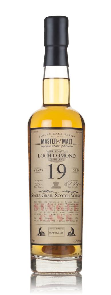 Loch Lomond 19 Year Old 1996 - Single Cask (Master of Malt) Grain Whisky