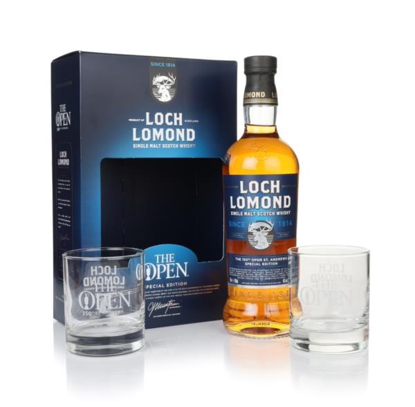 Loch Lomond The Open 2022 Special Edition Gift Set with 2x Glasses Single Malt Whisky