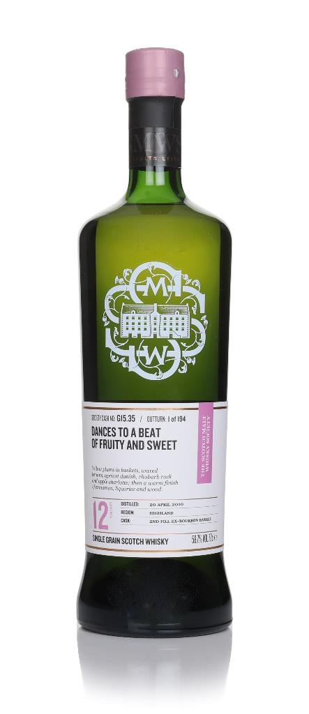 Rhosdhu 12 Year Old 2010 (cask G15.35) - (The Scotch Malt Whisky Socie Grain Whisky