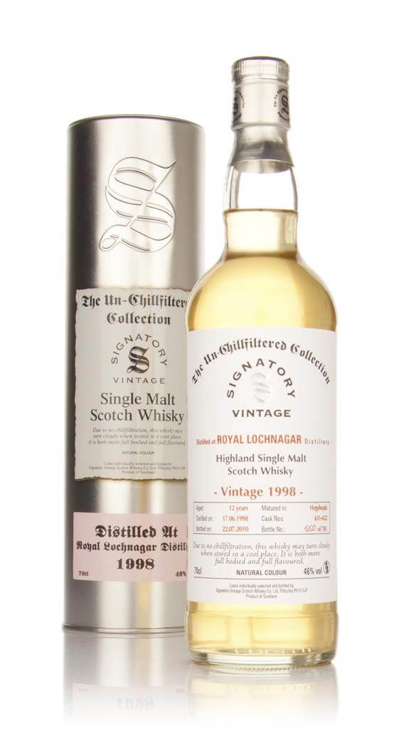Royal Lochnagar 12 Year Old 1998 - Un-Chillfiltered (Signatory) Single Malt Whisky