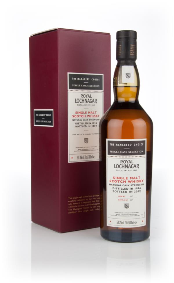 Royal Lochnagar 1994 (cask 837) - Managers Choice Single Malt Whisky