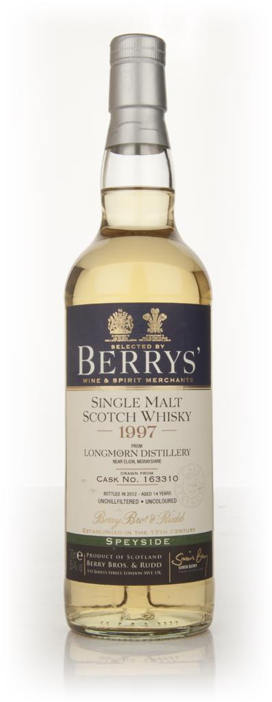 Longmorn 1997 (cask 163310) (Berry Bros. & Rudd) Single Malt Whisky