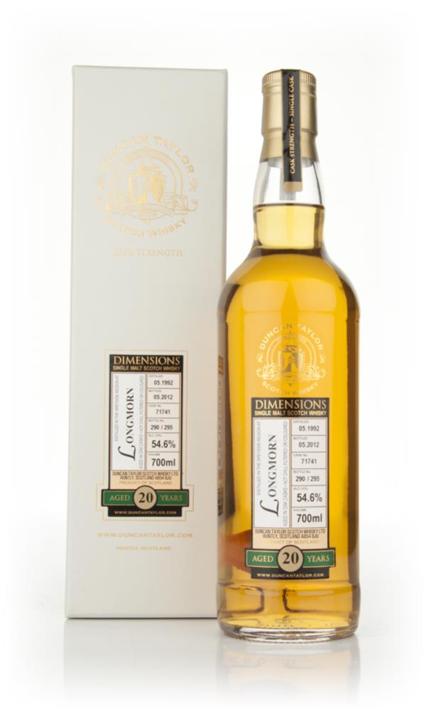 Longmorn 20 Year Old 1992 Cask 71741 - Dimensions (Duncan Taylor) Single Malt Whisky
