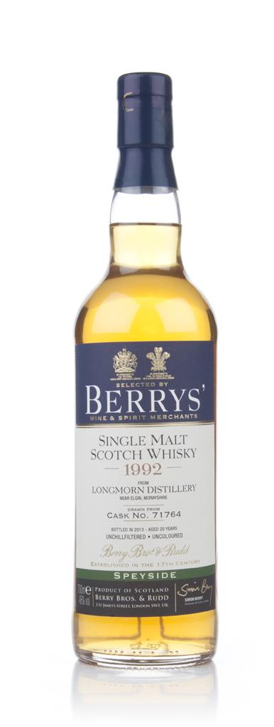 Longmorn 20 Year Old 1992 (cask 71764) (Berry Bros & Rudd) Single Malt Whisky