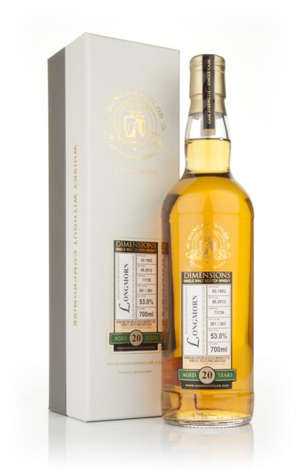 Longmorn 20 Year Old 1992 - Dimensions (Duncan Taylor) Single Malt Whisky