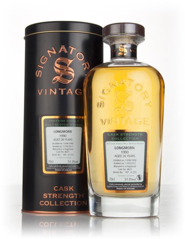 Longmorn 26 Year Old 1990 (cask 8625) - Cask Strength Collection (Sign Single Malt Whisky