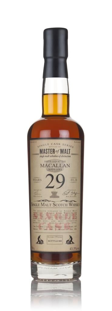 Macallan 29 Year Old 1987 - Single Cask (Master of Malt) Single Malt Whisky
