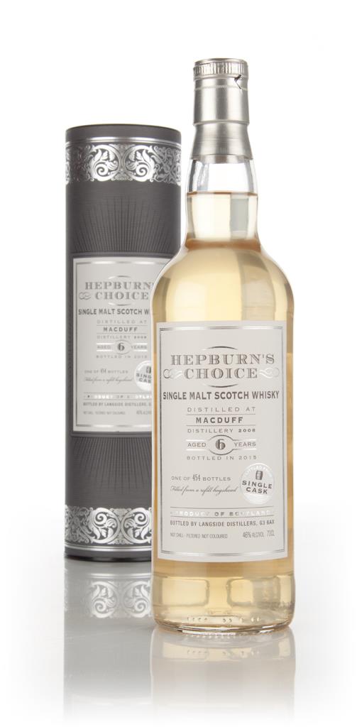 Macduff 6 Year Old 2008 - Hepburn's Choice (Langside) Single Malt Whisky