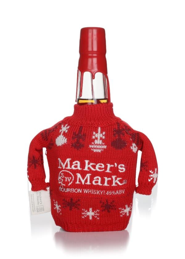 Makers Mark in Christmas Jumper Bourbon Whiskey Makers Mark in Christmas Jumper Bourbon Whiskey