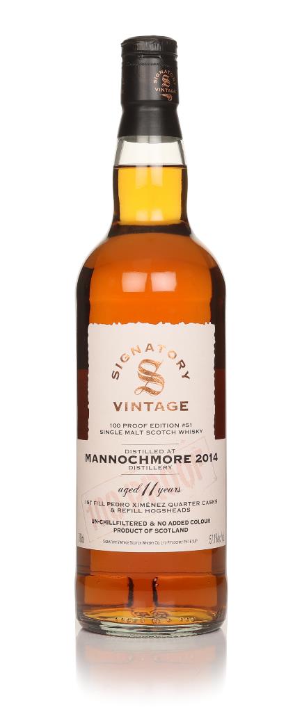 Mannochmore 11 Year Old 2014 - 100 Proof Edition #51 (Signatory) Single Malt Whisky