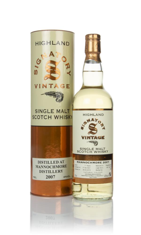 Mannochmore 11 Year Old 2007 (casks 6677 & 6679) - Signatory Single Malt Whisky