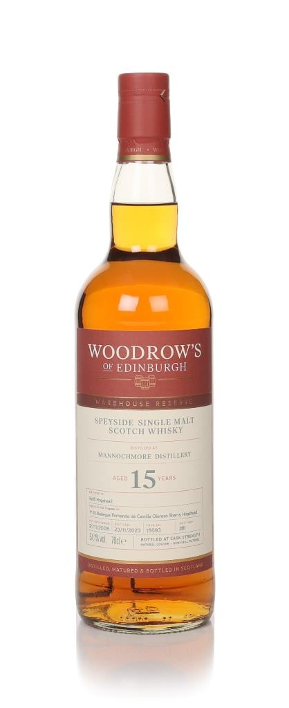 Mannochmore 15 Year Old 2008 (cask 15693) - Woodrow's of Edinburgh Single Malt Whisky