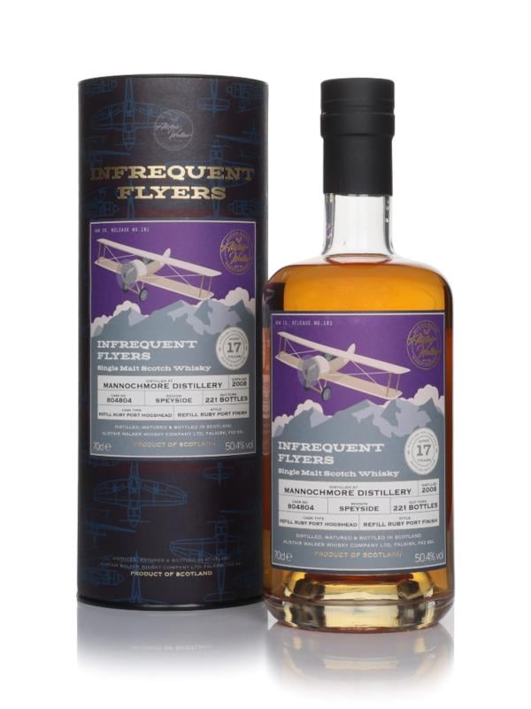 Mannochmore 17 Year Old 2008 (cask 804804) - Infrequent Flyers (Alista Single Malt Whisky Mannochmore 17 Year Old 2008 (cask 804804) - Infrequent Flyers (Alista Single Malt Whisky