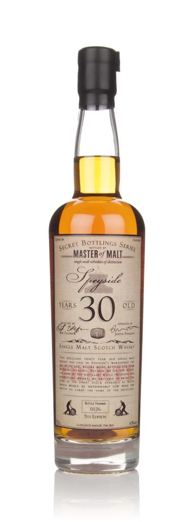 Master of Malt 30 Year Old Speyside (5th Edition) Single Malt Whisky