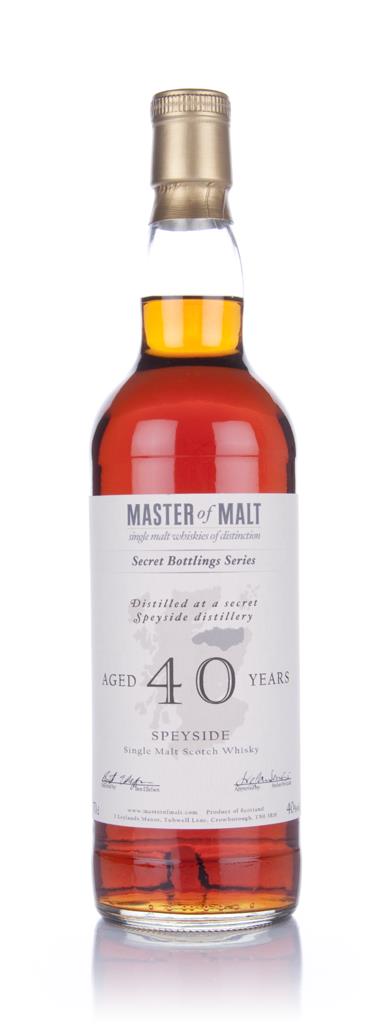 Master of Malt 40 Year Old Speyside (1st Edition) Single Malt Whisky