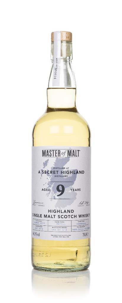 Secret Highland 9 Year Old 2010 (Master of Malt) Single Malt Whisky