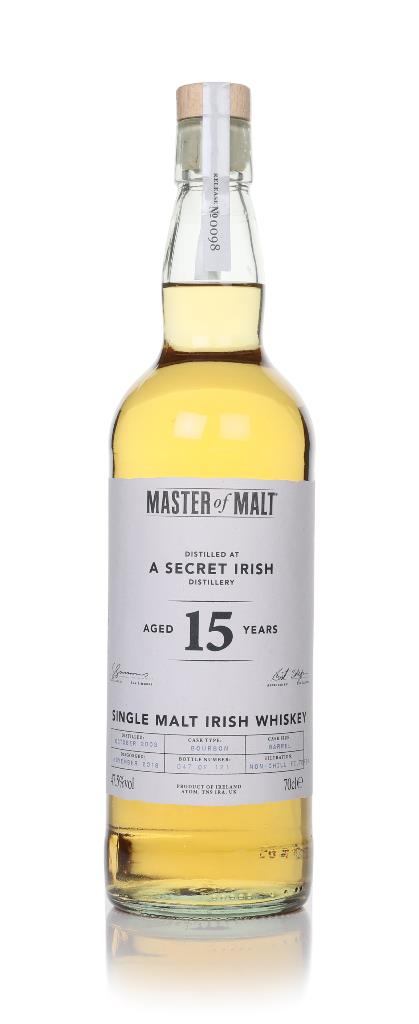 A Secret Irish Distillery 15 Year Old 2003 (Master of Malt) Single Malt Whisky