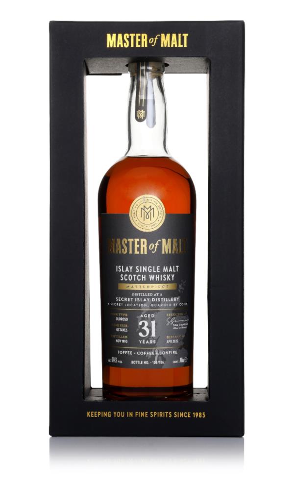 A Secret Islay Distillery 31 Year Old 1990 - Masterpiece (Master of Ma Single Malt Whisky