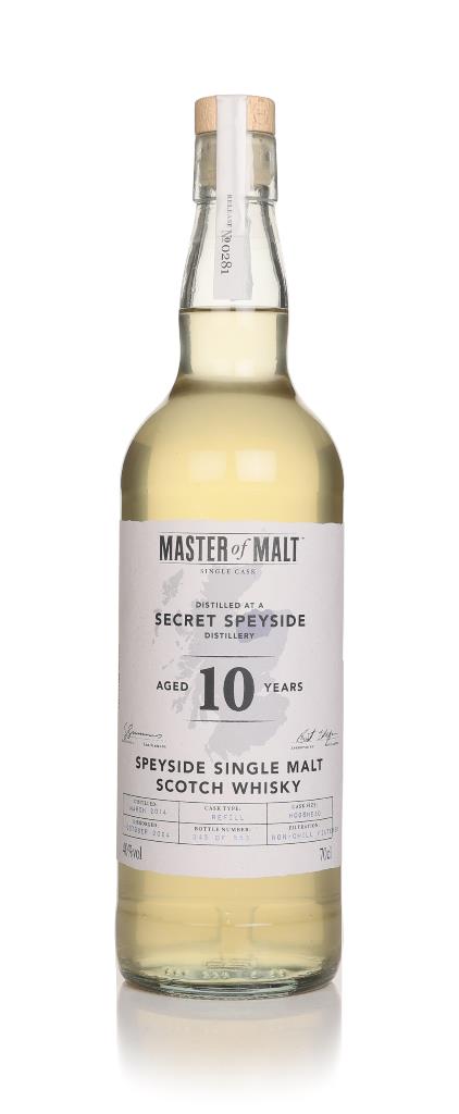 A Secret Speyside Distillery 10 Year Old 2014 Single Cask (Master of M Single Malt Whisky