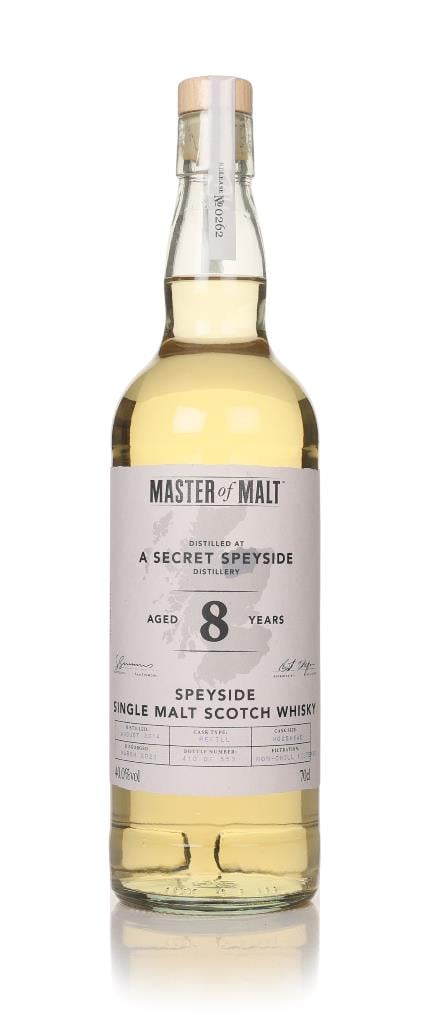 A Secret Speyside Distillery 8 Year Old 2014 (Master of Malt) Single Malt Whisky
