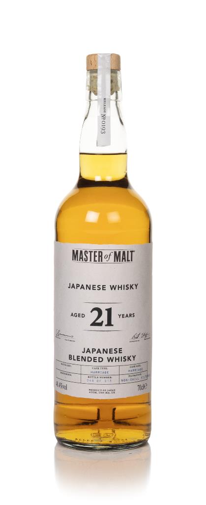 Japanese Blended Whisky 21 Year Old (Master of Malt) Blended Whisky