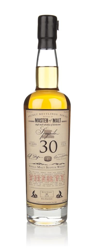Master of Malt 30 Year Old Speyside (6th Edition) Single Malt Whisky