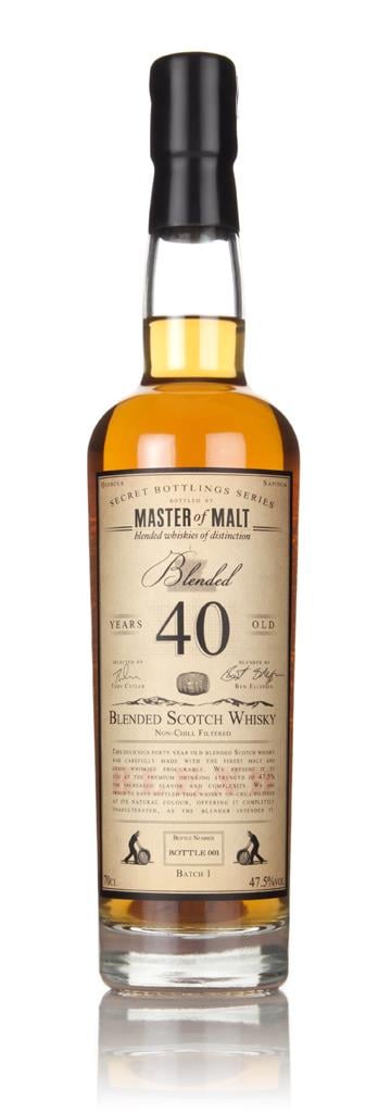 Master of Malt 40 Year Old Blended Scotch Blended Whisky