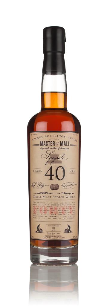 Master of Malt 40 Year Old Speyside (3rd Edition) Single Malt Whisky