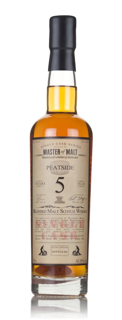 Peatside 5 Year Old 2011 - Single Cask (Master of Malt) Blended Malt Whisky