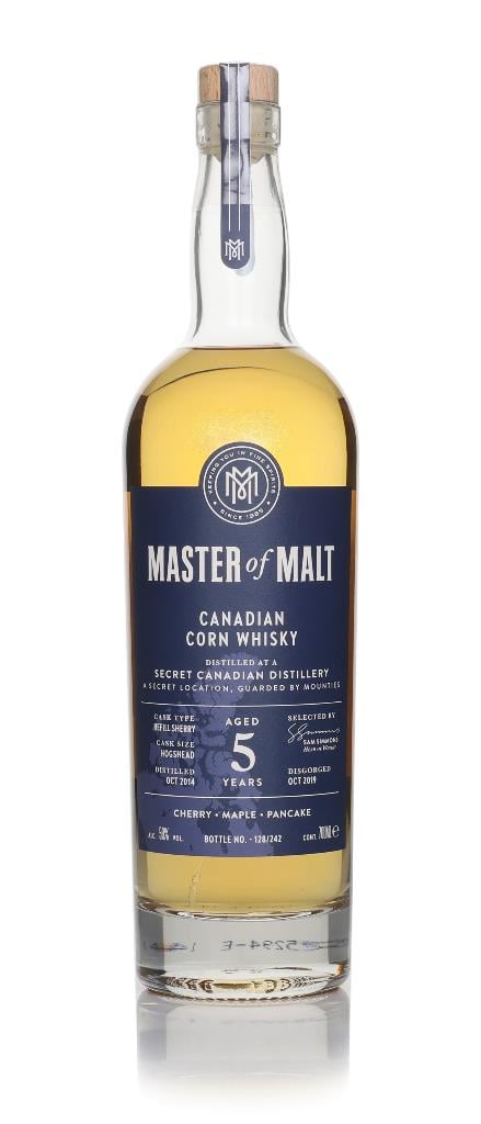 A Secret Canadian Distillery 5 Year Old 2014 (Master of Malt) Corn Whisky