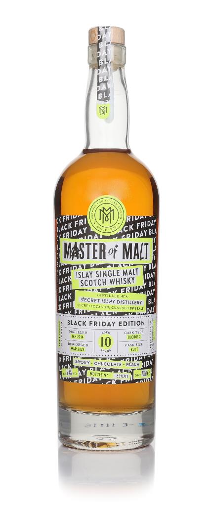 Secret Islay 10 Year Old 2014 - Black Friday (Master of Malt) Single Malt Whisky