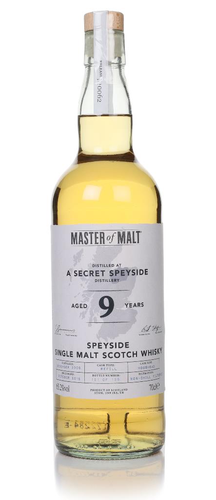 Secret Speyside 9 Year Old 2009 (Master of Malt) Single Malt Whisky