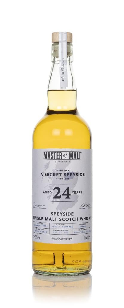 Secret Speyside Distillery 24 Year Old 1998 Single Cask (Master of Mal Single Malt Whisky