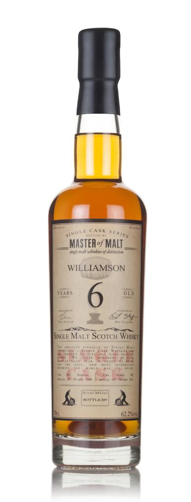Williamson 6 Year Old 2009 - Single Cask (Master of Malt) Single Malt Whisky