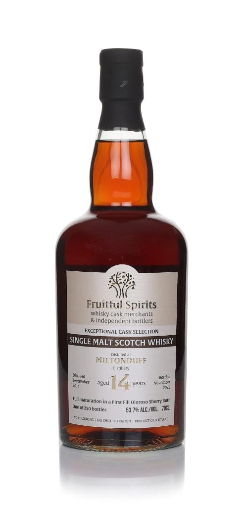 Fruitful Spirits Miltonduff 14 Year Old Single Malt Whisky