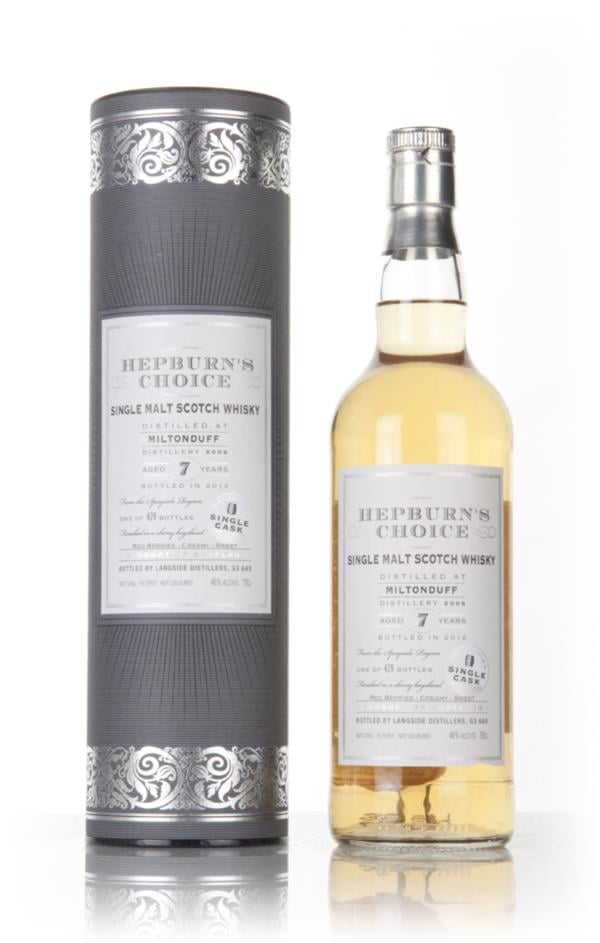 Miltonduff 7 Year Old 2009 - Hepburn's Choice (Langside) Single Malt Whisky